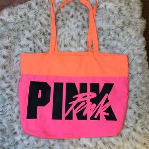 Neon VS Pink Beach Tote